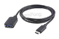 USB Type-c  to USB3.0 A/F 黑色