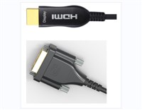 HDMI TO DVI 光纖線、高清HDMI視頻光纖線、DVI轉HDMI工程視頻線、HDMI光纜、無損傳輸光纖線、光纖轉接線、 DVI 光纜、光纖視頻傳輸、HDMI轉接線、光纖線供應商、光纜源頭廠家、工業級高清線、10M-300M超長光纖線工程視頻布線必備組件