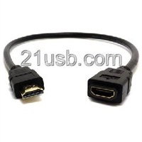 HDMI高清線，HDMI 19P AM TO HDMI 19P AF CABLE，MHL 生產工廠，MHL 廣州廠家，MHL 東莞工廠